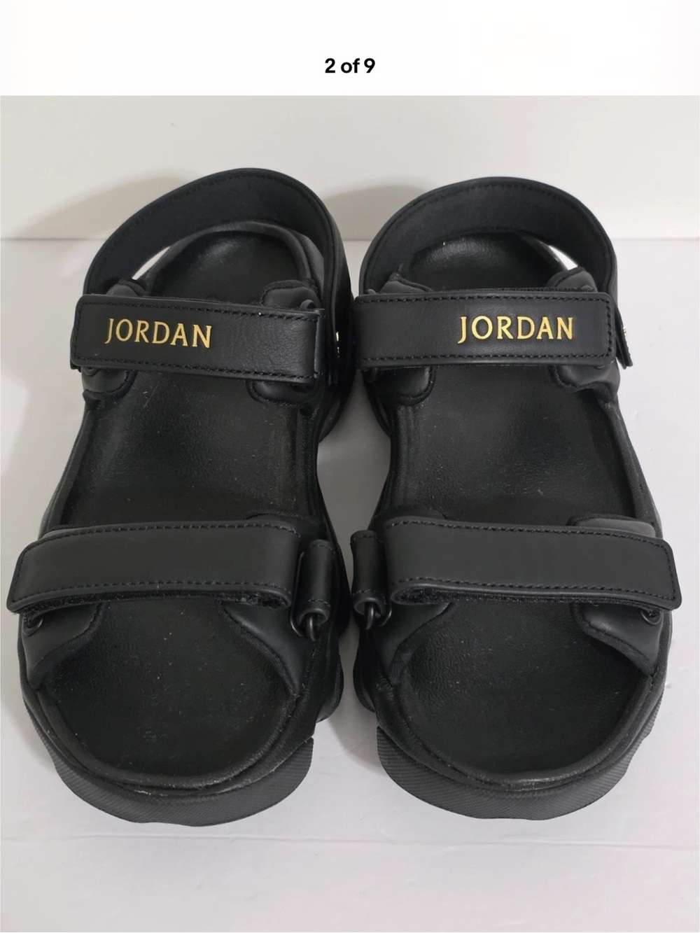 Nike  JORDAN Deja Black Metallic Gold Women’s Sandal